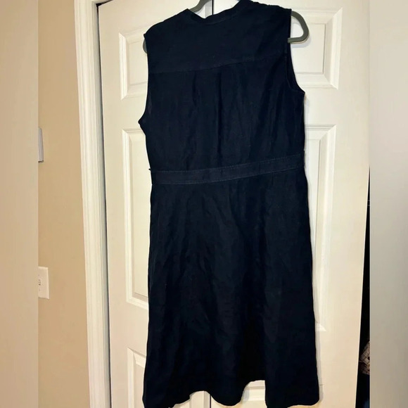 Hobbs London Linen Tie Dress - Picture 3 of 6